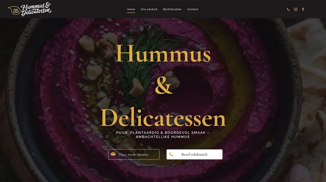 Website voor AS-Deli