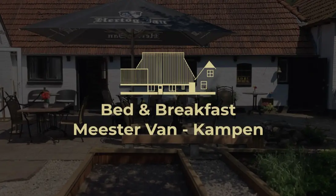 Website voor B&B Meester van Kampen