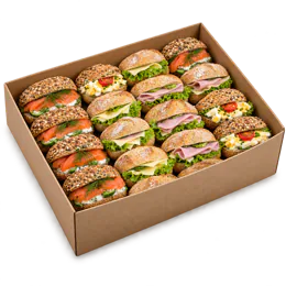 LunchBox met 25 belegde broodjes